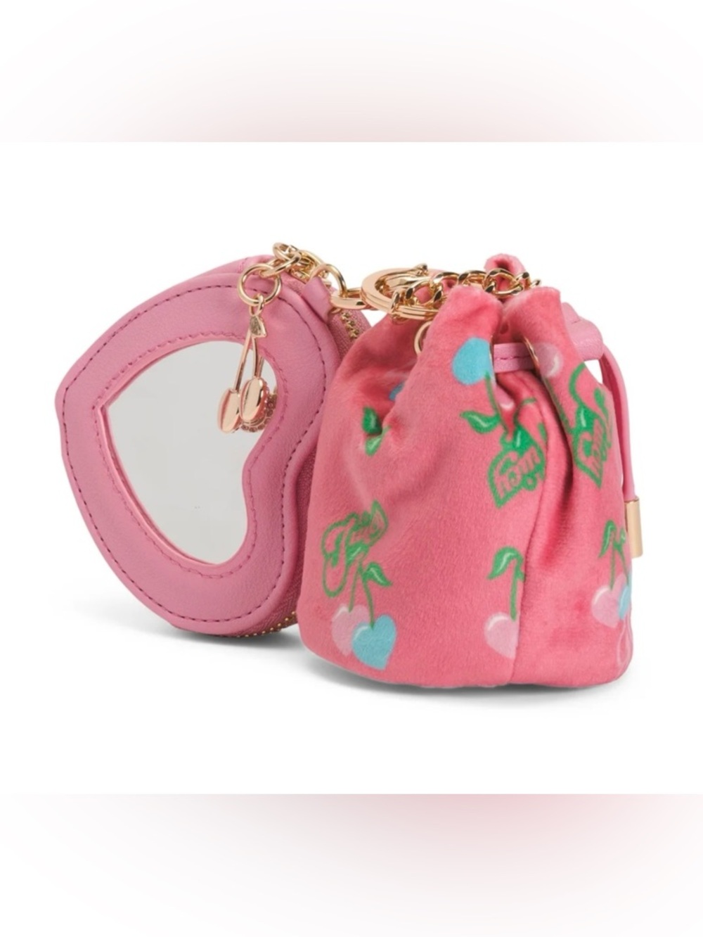 ๐จ LOW START Juicy Couture Coin Purse & Velvet Pouch Set - Picture 2 of 3